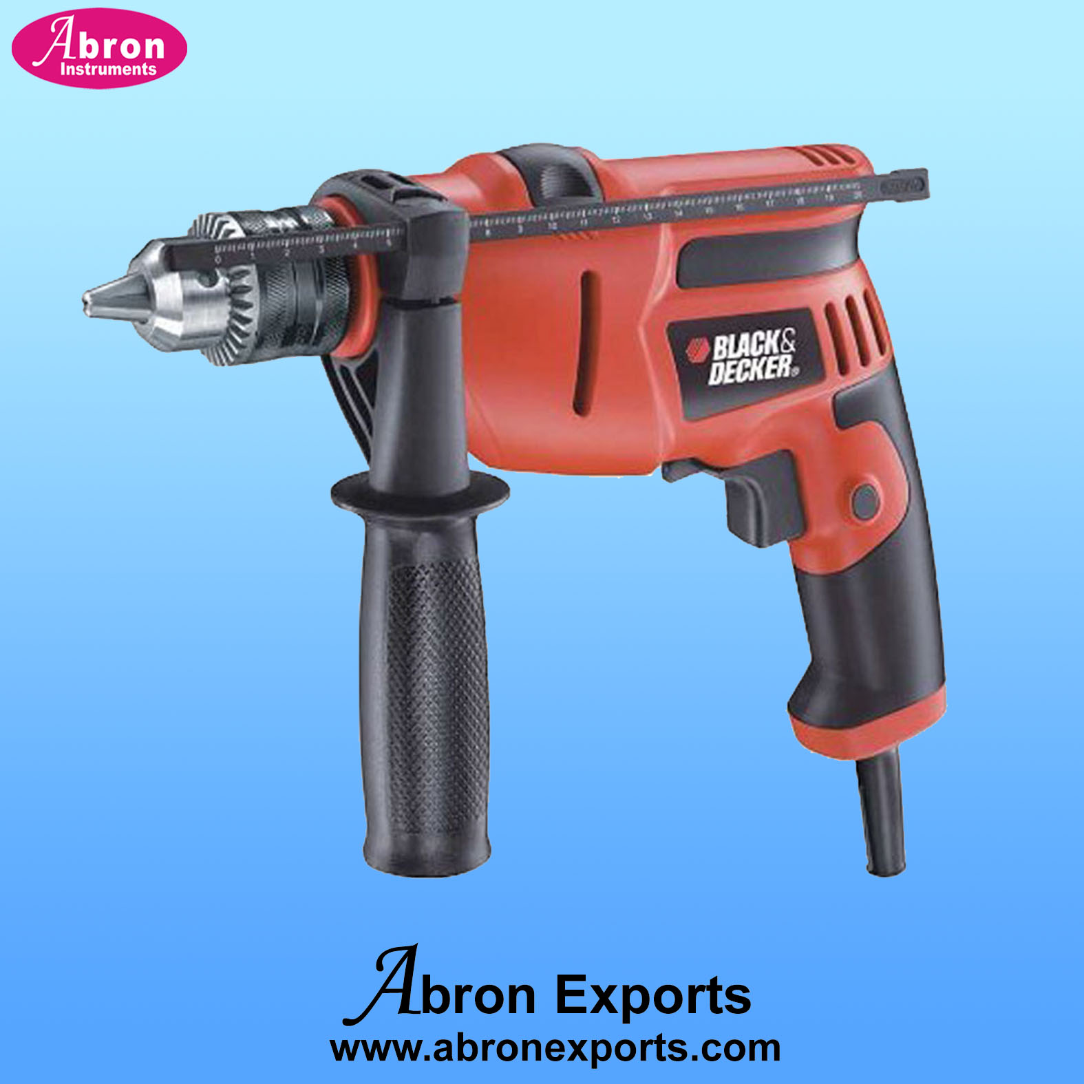 Tool Hand Drill Machine Black & Decker 550 Watt 1or 650Watts 13mm Variable Speed Reversible Hammer by Abron AKT-21PBD5H